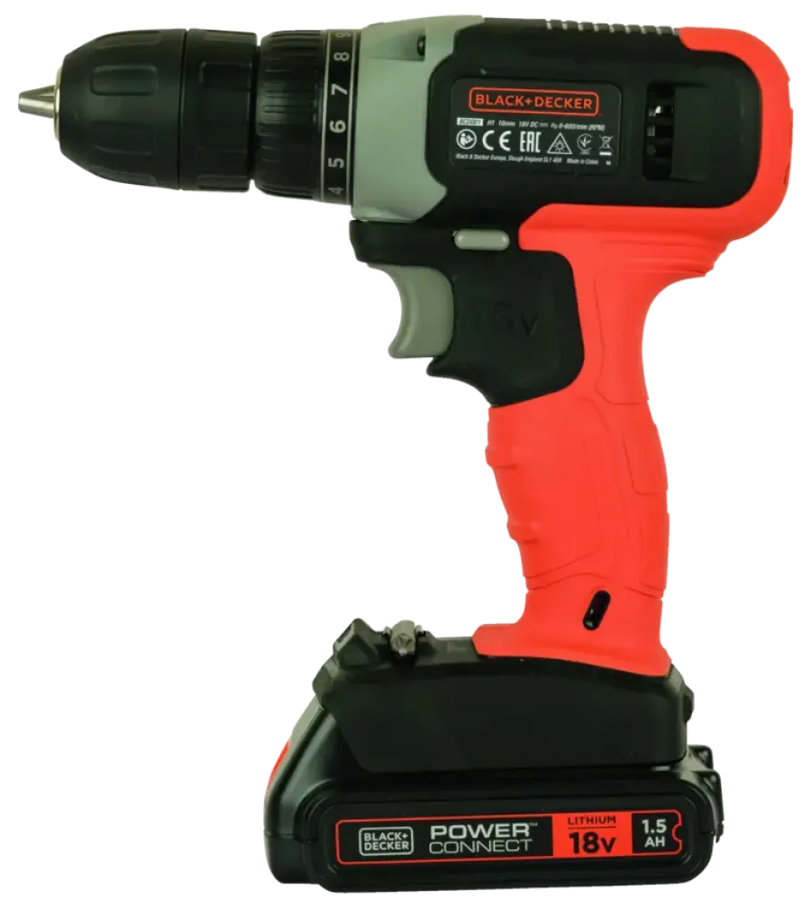 BLACK+DECKER accuboormachine BCD001C2AFC-QW + 72-delige accessoireset