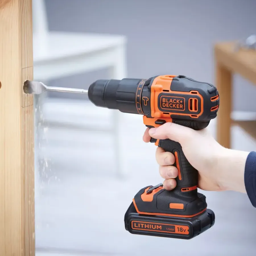 BLACK+DECKER accuklopboormachine BDCHD18KB-QW Clearance
