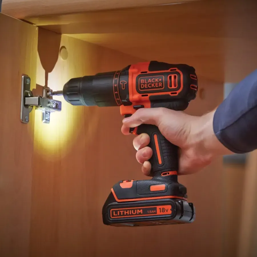 BLACK+DECKER accuklopboormachine BDCHD18KB-QW Clearance