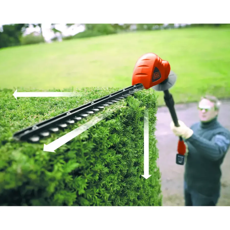 BLACK+DECKER 18V heggenschaar GTC1843L20 op steel 43cm incl. 2.0 Ah accu Clearance