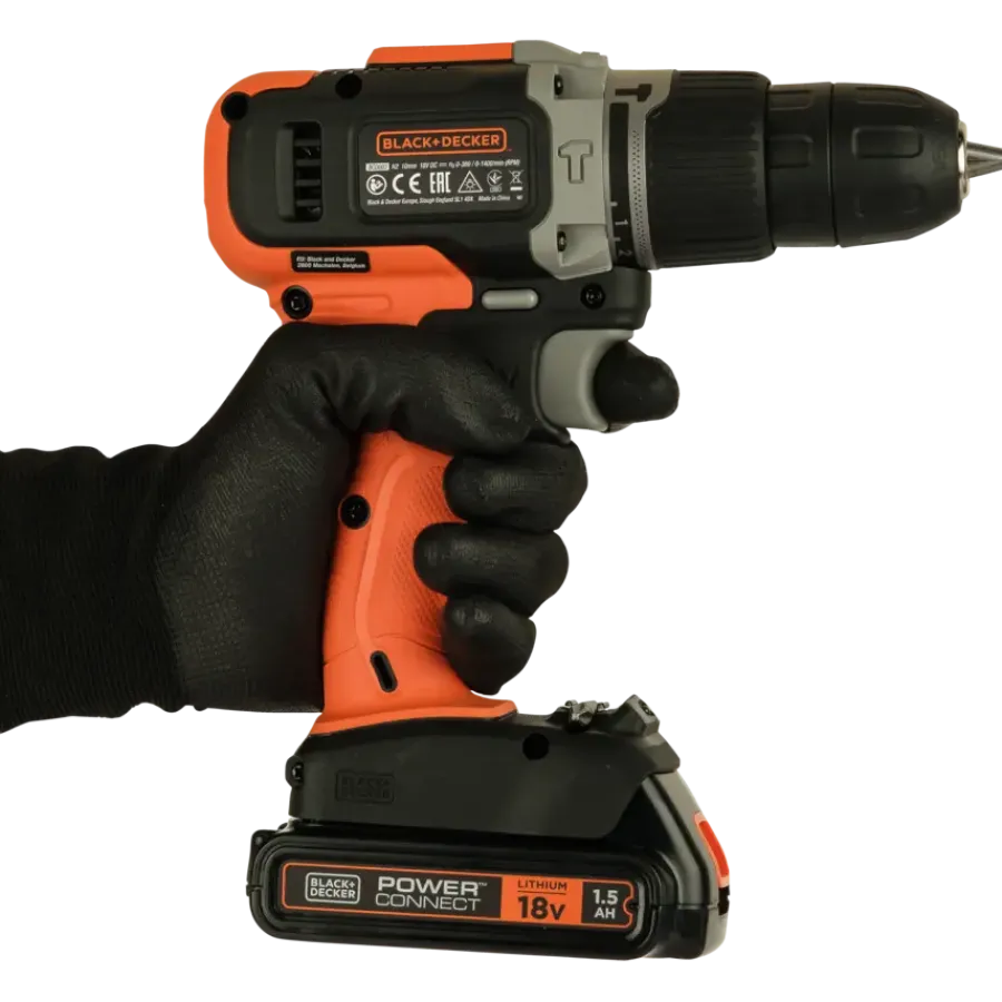 BLACK+DECKER 18V klopboor incl. 1.5Ah accu+lader Clearance