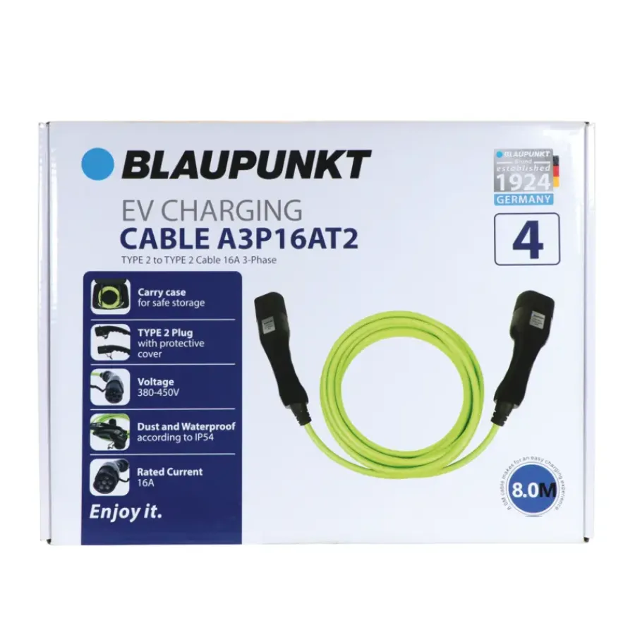 Blaupunkt Electric Verhicle 3 Fase laadkabel 16Ah capaciteit Online