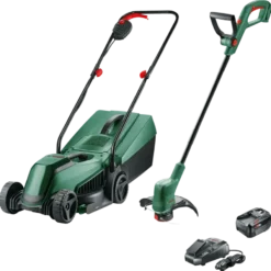 Bosch 18V grasmaaier EasyMower + trimmer EasyGrassCut (incl. 4.0Ah accu + lader) Best