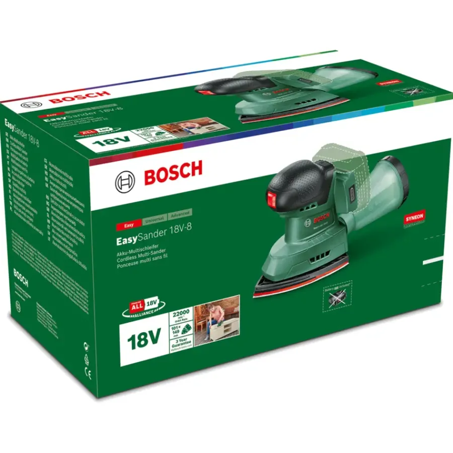 Bosch 18V multischuurmachine EasySander (zonder accu) Discount