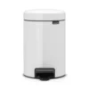 Brabantia NewIcon pedaalemmer wit kunststof 3 L