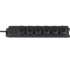 Brennenstuhl Contactdoos met Deksel IP44 6-voudig 2 Meter Hot