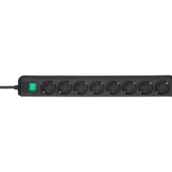 Brennenstuhl Eco-Line Stekkerdoos 8-voudig Zwart 3 Meter Clearance