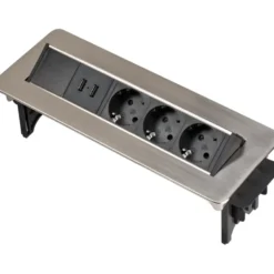Brennenstuhl Indesk Power tafelstekkerdoos met USB-lader Clearance