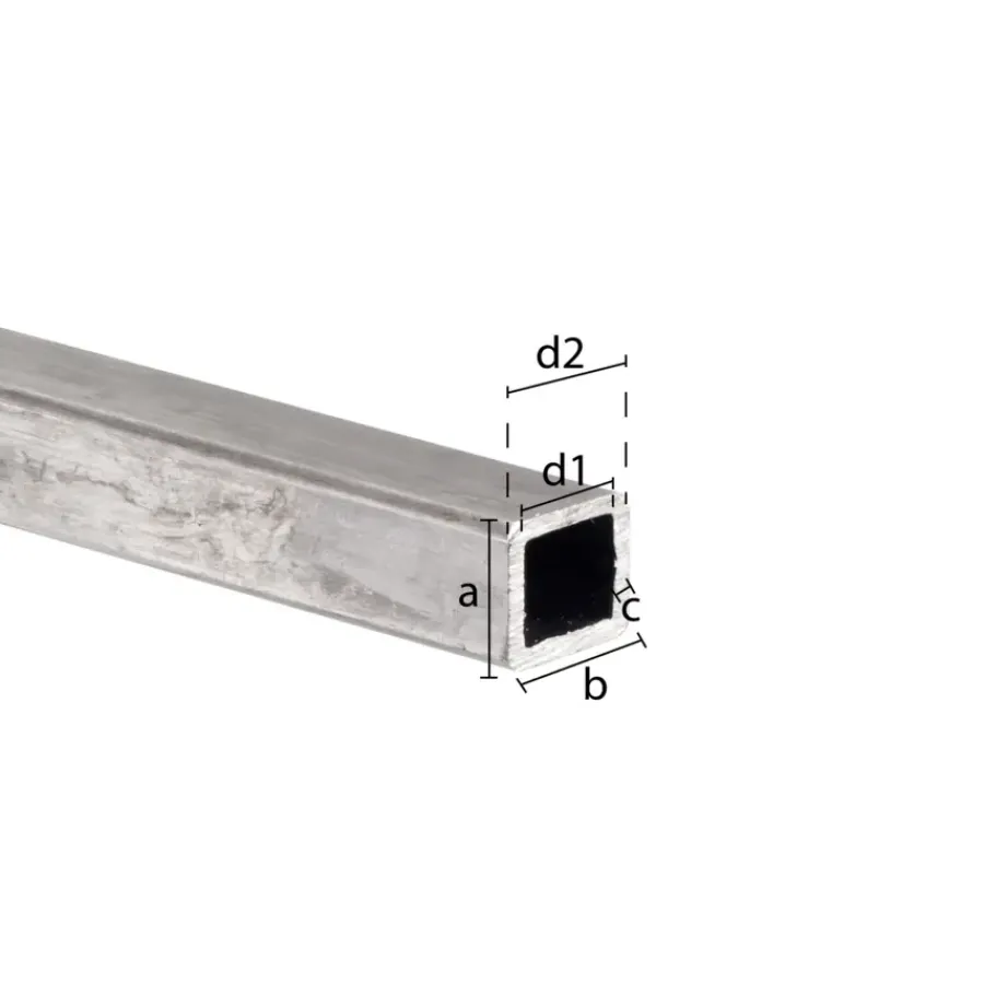 Geen Buis vierkant staal 25x25x2000x1,5mm New