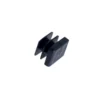 Geen Buisvoet zwart 24x24 mm Discount