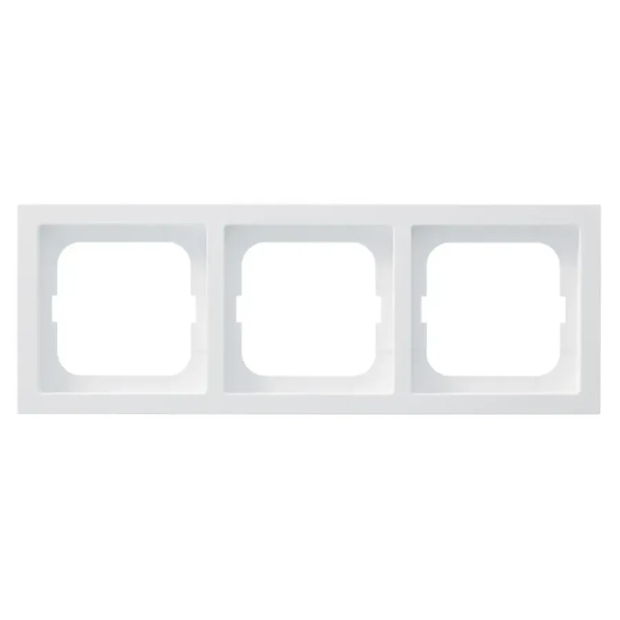 Busch-Jaeger Future Linear afdekraam 3-voudig wit Outlet