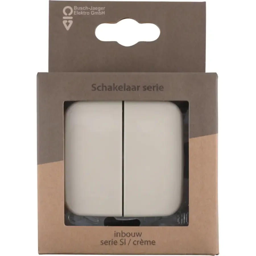 Busch-Jaeger Reflex SI serieschakelaar crème Clearance