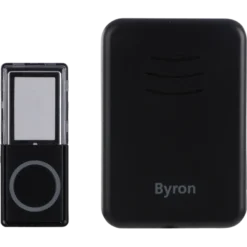 Byron DBY-22352 Draadloze deurbelset plugin 150m Zwart Clearance