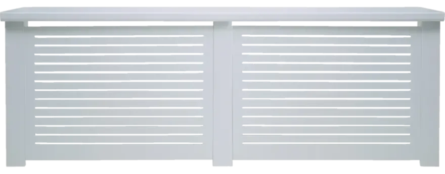 CanDo Radiatorpaneel Chester Wit MDF 100x60 cm