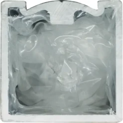 Cando trapleuning vierkant 40x40 mm RVS 100 cm