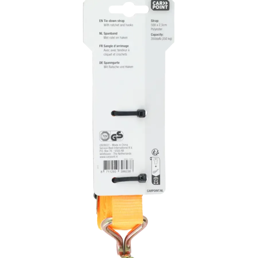 Carpoint Ratel Spanband met Haken 5 Meter Online
