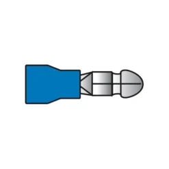 Carpoint Rondstekker 550 Ø 5.0mm blauw blister 10 Stuks Outlet