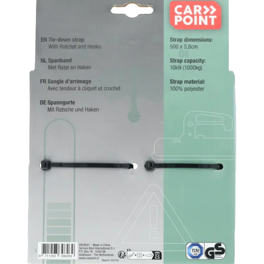 Carpoint Spanband met Ratel en Haken 7 Meter Online