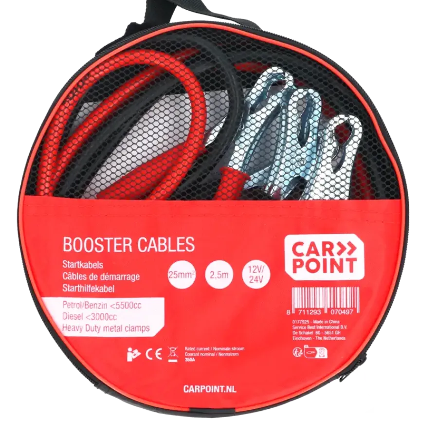 Carpoint Startkabelset 25mm² Geïsoleerde Handgreep New