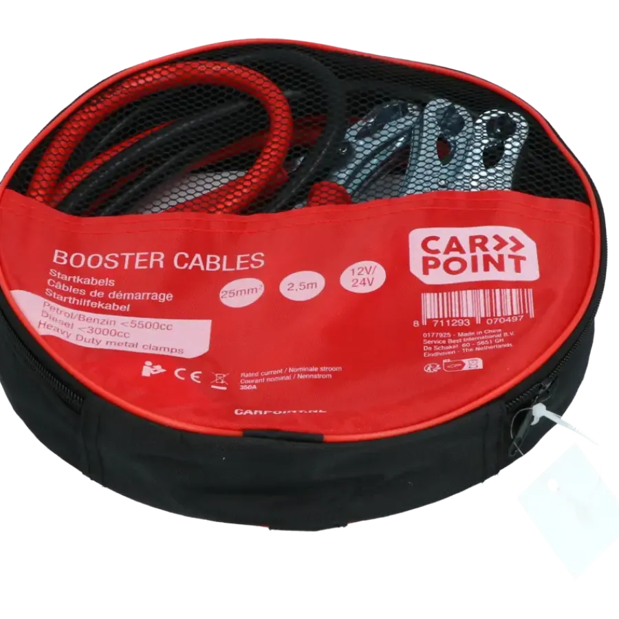 Carpoint Startkabelset 25mm² Geïsoleerde Handgreep New