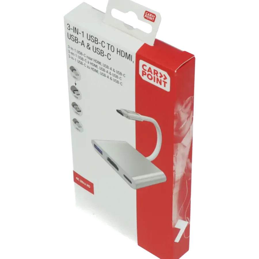 Carpoint USB-C adapter 3 in 1 Best