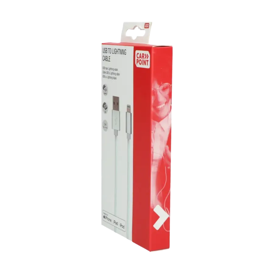 Carpoint USB>Lightning kabel 1 Meter Best