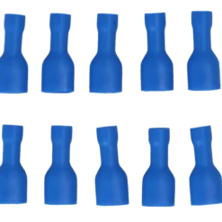 Carpoint Vlakstekerhuls 1542 6.3x0.8mm blauw blister 10 Stuks Best