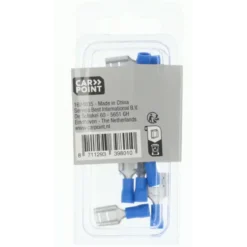 Carpoint vlakstekkerhuls 544 8.0x0.8 blauw 10 stuks Discount