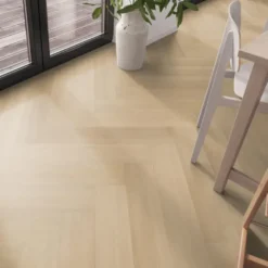 Click PVC Progetto Heringa visgraat bruin eiken houtlook