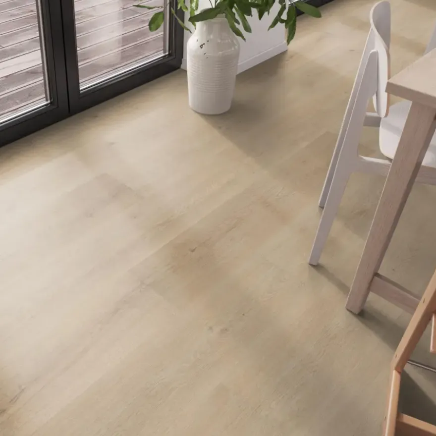 Click PVC Progetto Rivano bruin eiken houtlook
