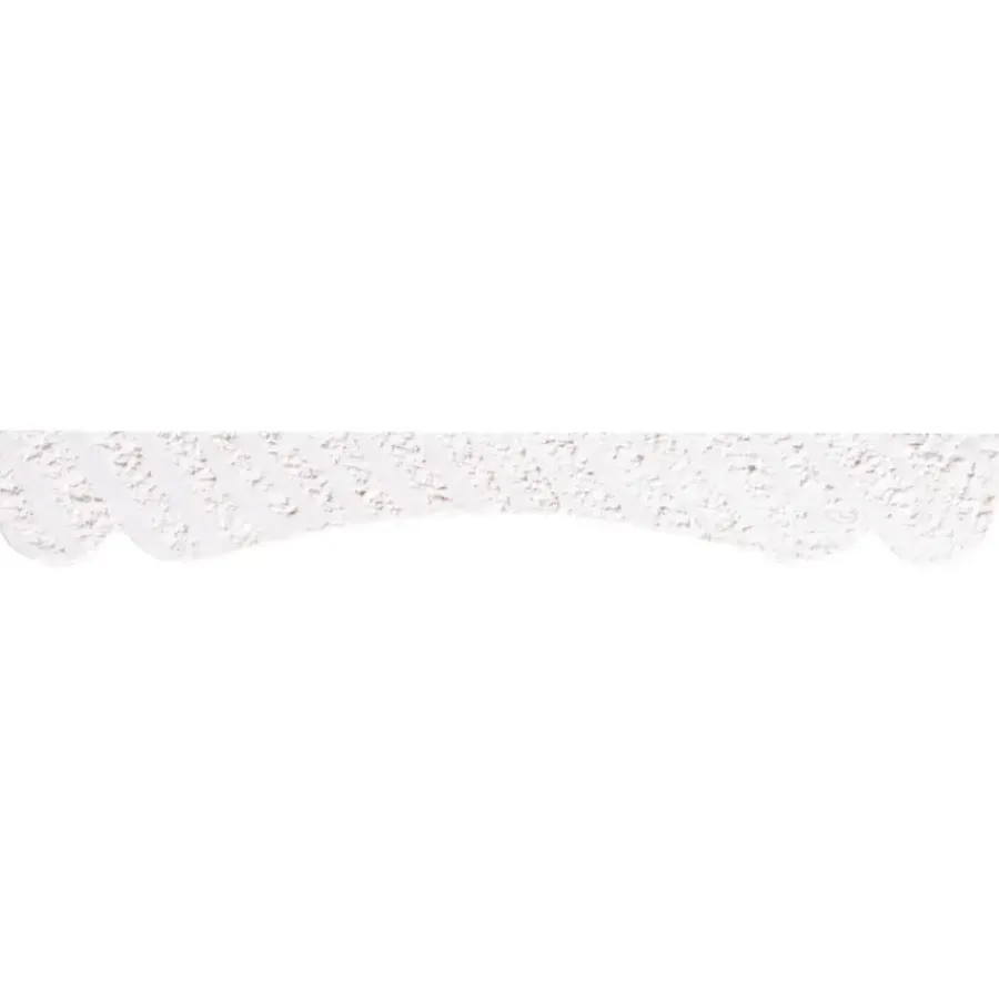 Geen Decorlijst grenen wit gegrond 8x57mm 270cm Discount
