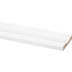 Geen Decorlijst grenen wit gelakt 8x46mm 270cm Hot