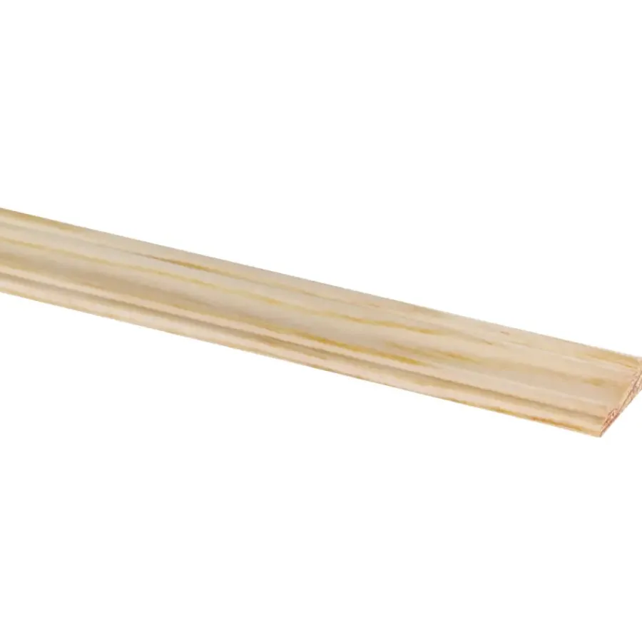 Geen Decorlijst grenen 6x22 mm lengte 270 cm