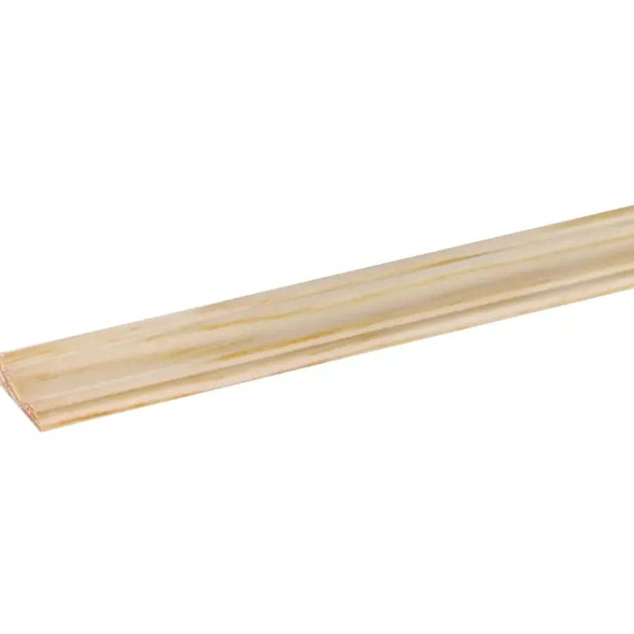 Geen Decorlijst grenen 6x22 mm lengte 270 cm