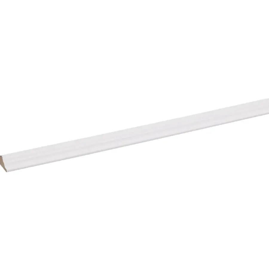 Geen Decorlijst MDF wit folie 9x22 mm lengte 260 cm Outlet
