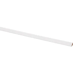 Geen Decorlijst zelfklevend MDF wit folie 9x22 mm 260 cm Clearance