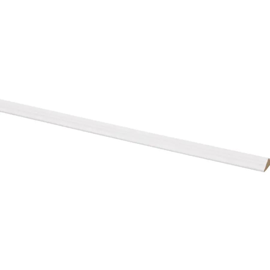 Geen Decorlijst zelfklevend MDF wit folie 9x22 mm 260 cm Clearance