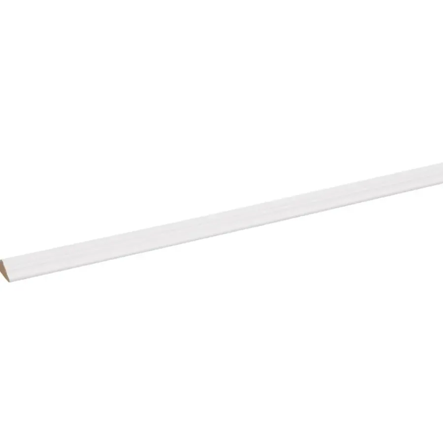 Geen Decorlijst zelfklevend MDF wit folie 9x22 mm 260 cm Clearance