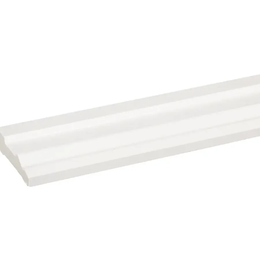 Geen Deurlijst grenen wit gelakt 15x57mm 270cm Online