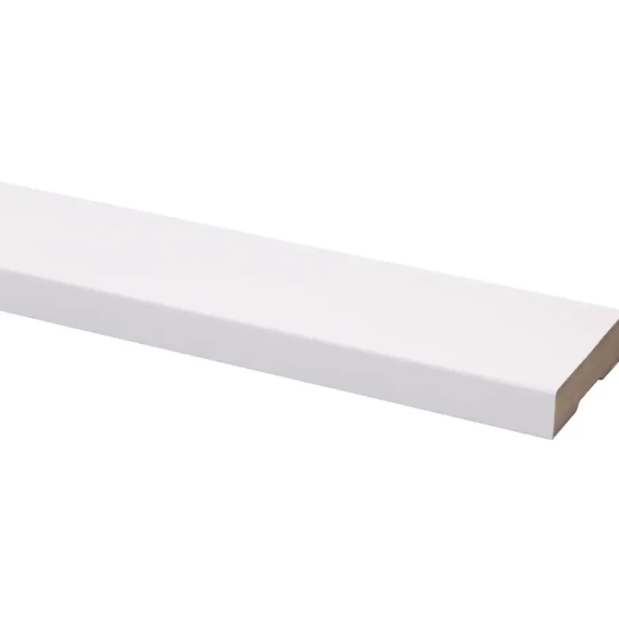 Geen Deurlijst MDF wit folie carré 18x70 mm lengte 260 cm Online