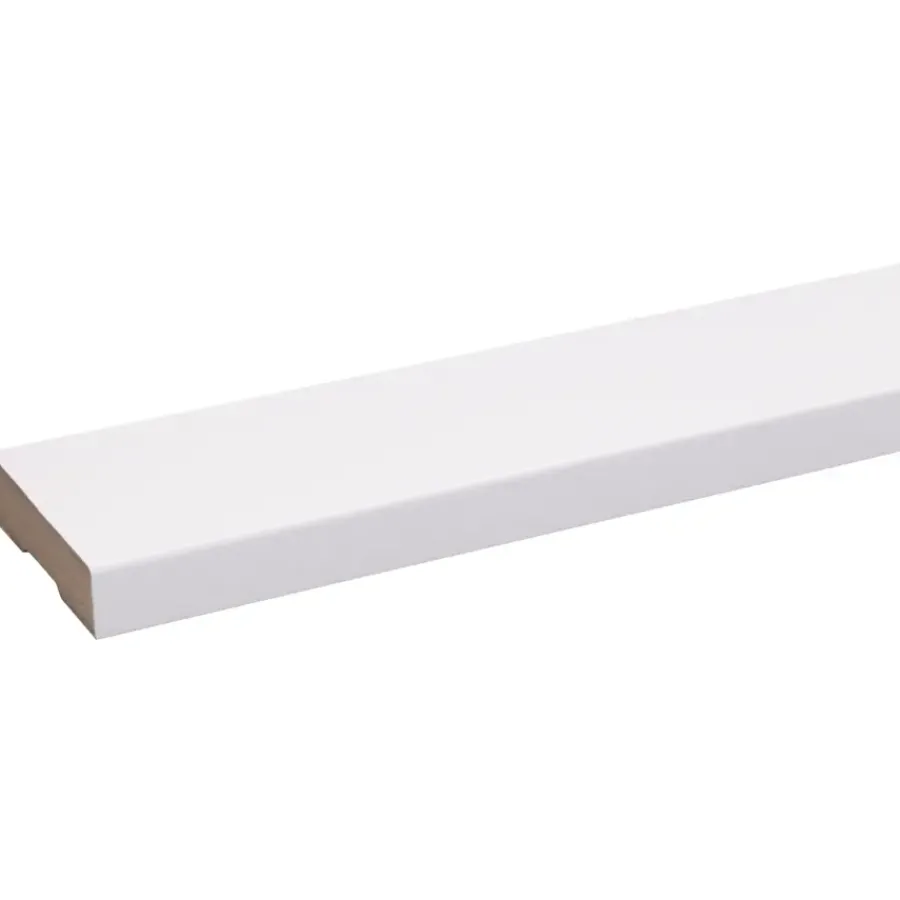 Geen Deurlijst MDF wit folie carré 18x70 mm lengte 260 cm Online