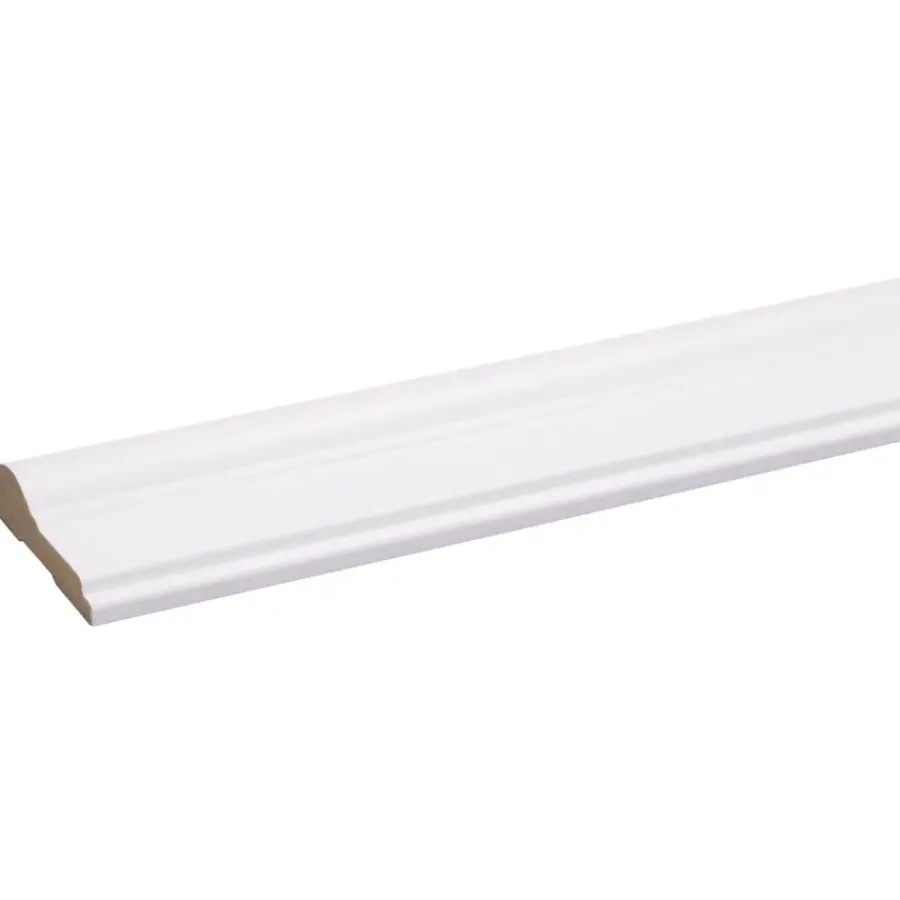 Geen Deurlijst MDF wit folie classic 18x68 mm lengte 260 cm Hot
