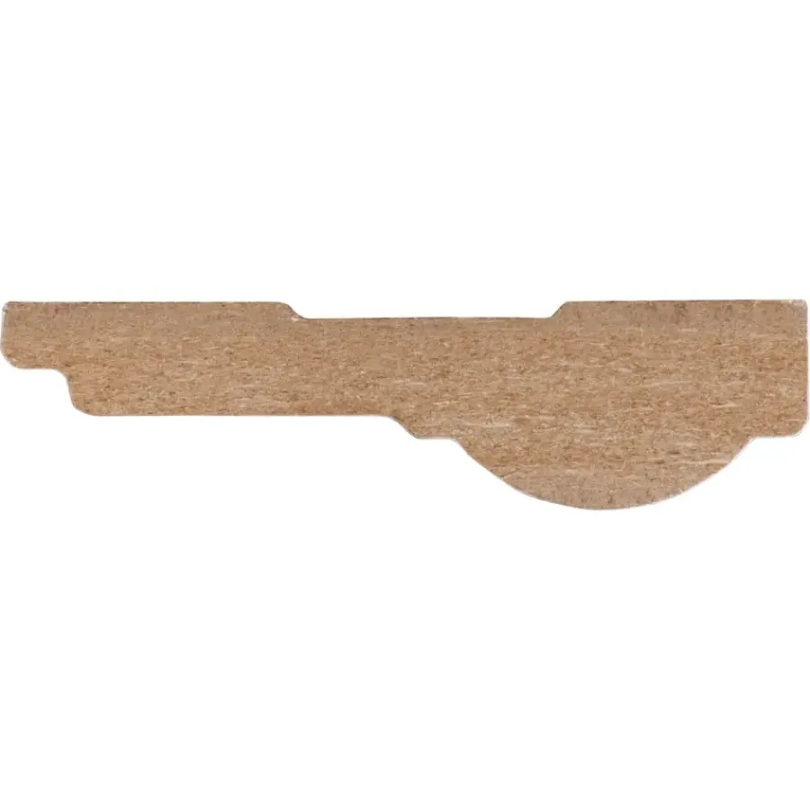 Geen Deurlijst MDF wit folie classic 18x68 mm lengte 260 cm Hot