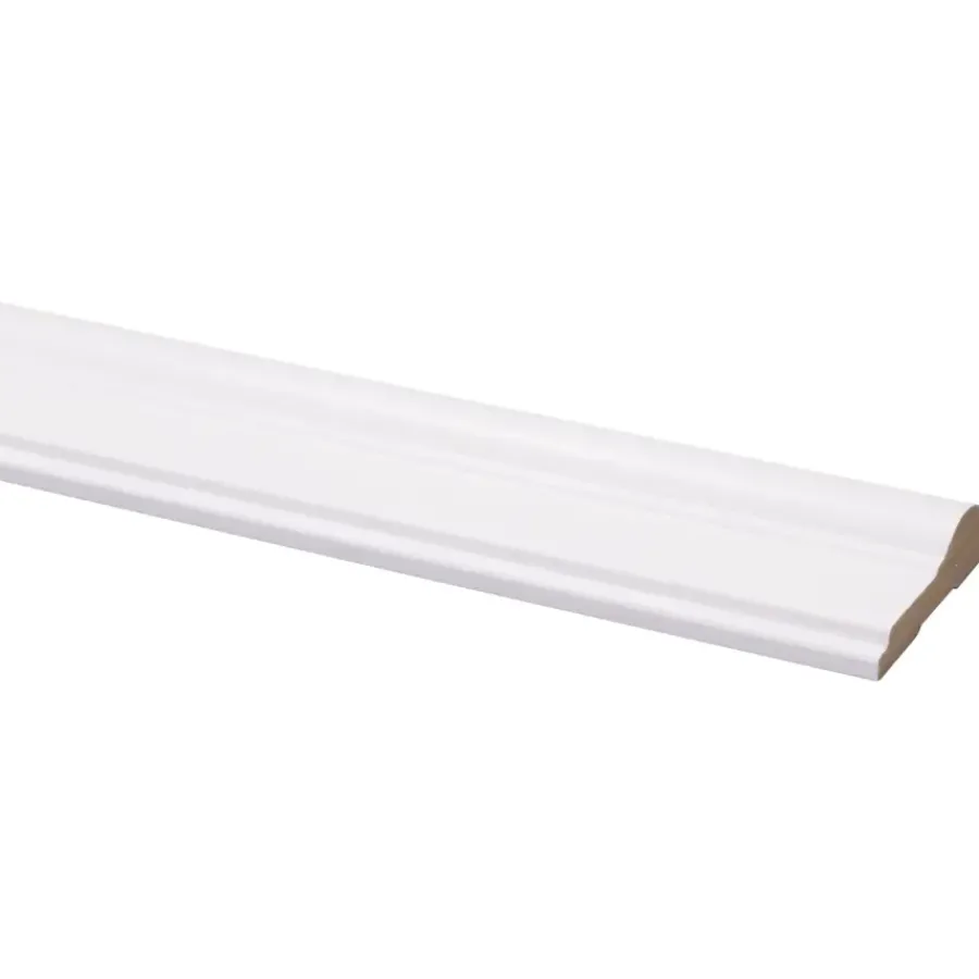 Geen Deurlijst MDF wit folie classic 18x68 mm lengte 260 cm Hot