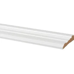 Geen Deurlijst MDF wit folie 18x90 mm classic lengte 260 cm Sale