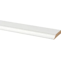 Geen Deurlijst MDF wit folie 12x68 mm lengte 260 cm Clearance