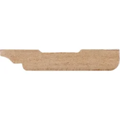 Geen Deurlijst MDF wit folie 12x68 mm lengte 260 cm Clearance