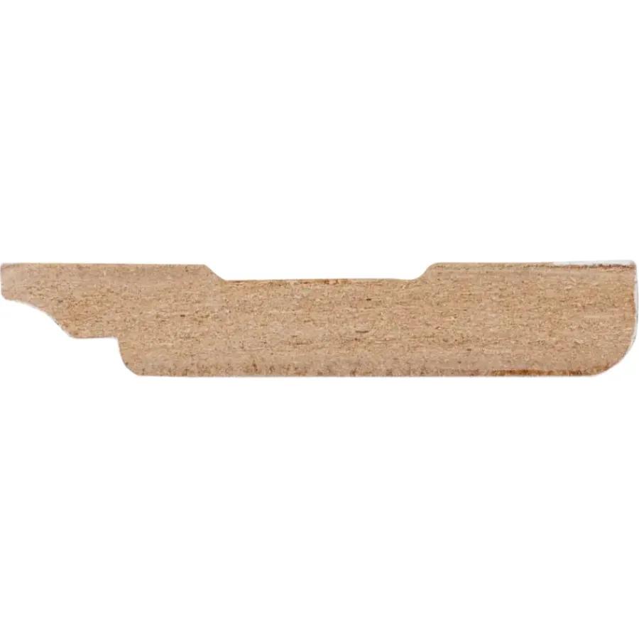 Geen Deurlijst MDF wit folie 12x68 mm lengte 260 cm Clearance