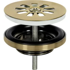 Differnz fonteinafvoerplug mat goud