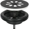 Differnz fonteinafvoerplug mat zwart Best